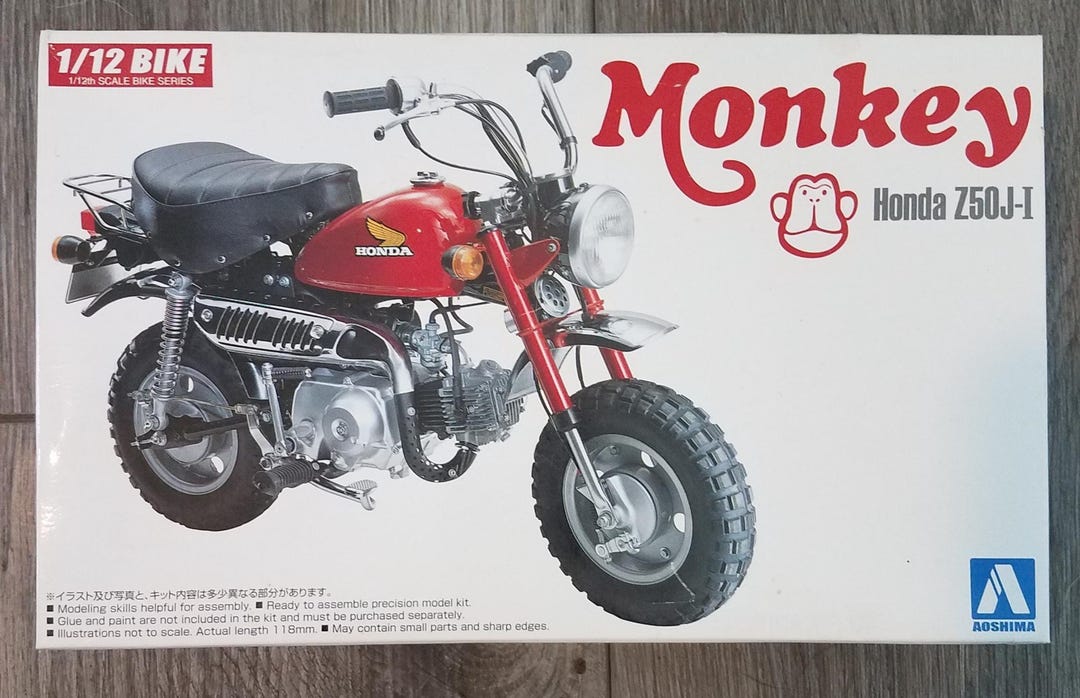 アオシマ 1/12 ホンダ モンキー Z50J-I 1978 プラモデルキット - Etsy 日本