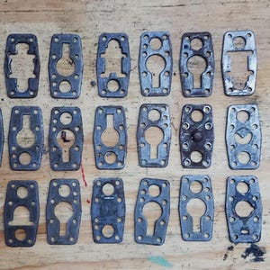 20 Mixed Media Metal Hardware Pieces: Steampunk Industrial Craft Supplies