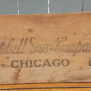 Campbells Soup Crate - Etsy