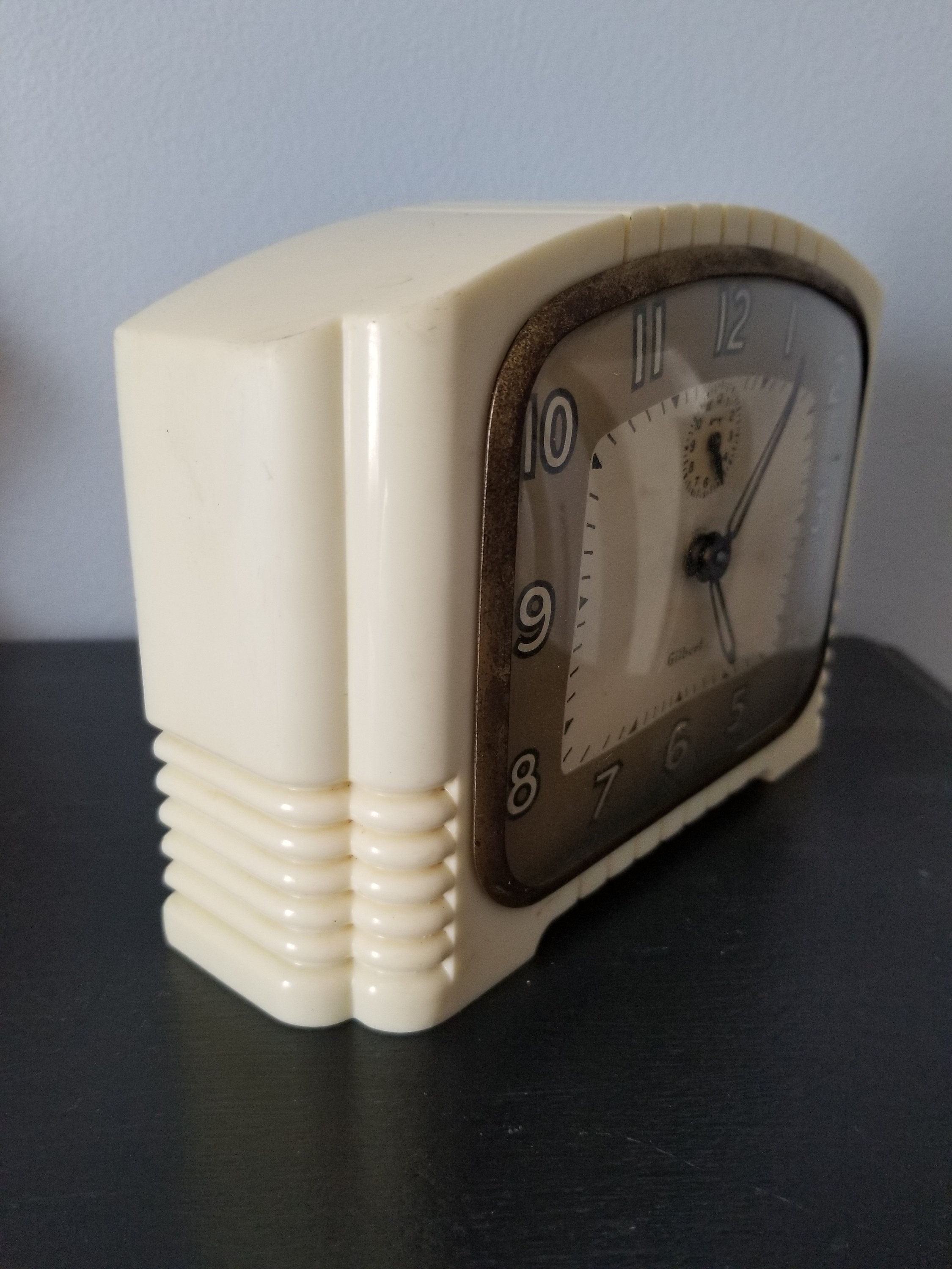 Vintage Gilbert Wind up Desktop Alarm Clock, Wind up Clocks