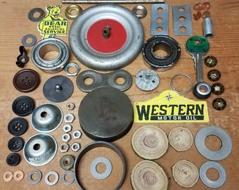 60 Pcs. Mixed Media Assorted Smalls, Steampunk Parts