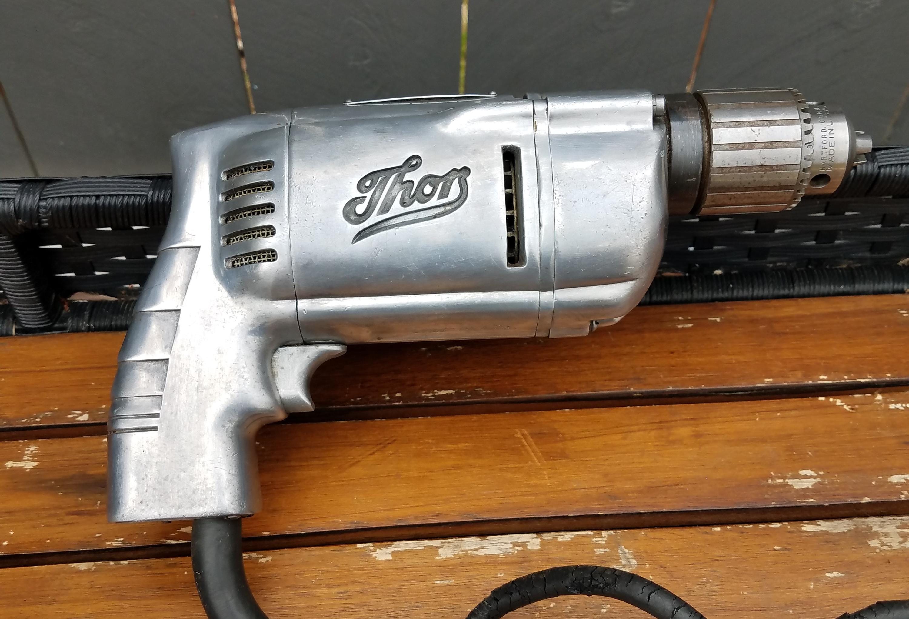 Vintage 1950s-60s THOR Silverline No. 14 Corded Electric Drill - Etsy