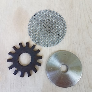 Industrial Metal Salvage Set: Steampunk Art Craft Supplies