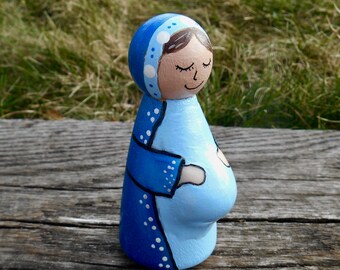 pregnant peg doll