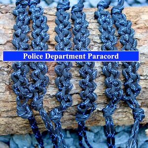 Paracord Lanyard, Emergency Quick Release, USA Made 550 Paracord, Police Department Gift, Donation, Survival Lanyard, Zipper Stitch design