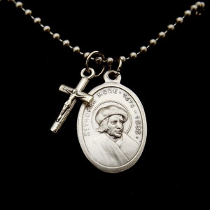 Saint Thomas More, Patron Saint of adopted children lawyers, civil servants, politicians, difficult marriages Confirmation, 2.4mm Ball Chain