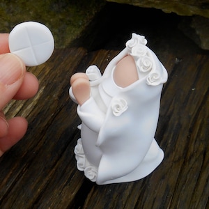 First Communion Cake Topper, Saint Imelda, Patron Saint Gift, Confirmation Gift, Godparents Gift, Little Imelda, Eucharist, Mass Kit