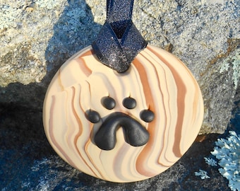 Pet Parent Gift, Pet Christmas Ornament, Pet Bereavement, Dog  Cat Memorial, Pet Loss, Paw Print, Pet Lovers Gift, Personalized Pet Ornament