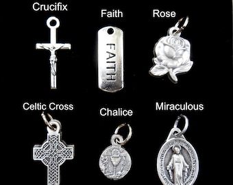 Add-On Charms for a Bangles, Necklace or other items purchased in my shop- Catholic Charms- Purchase Charms Only or as an Add-on