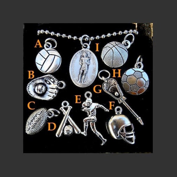 Saint Sebastian, Patron Saint Sports, Catholic Boys, Confirmation, Mens, St. Sebastian, Patron Athletes, 2.4mm Ball Chain