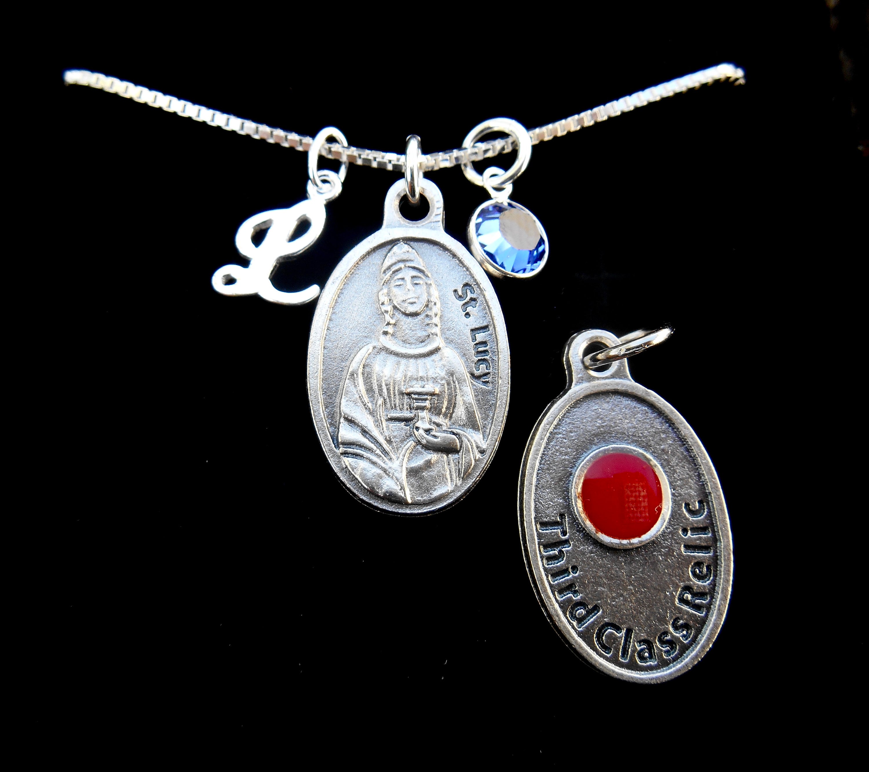 St lucy best sale necklace