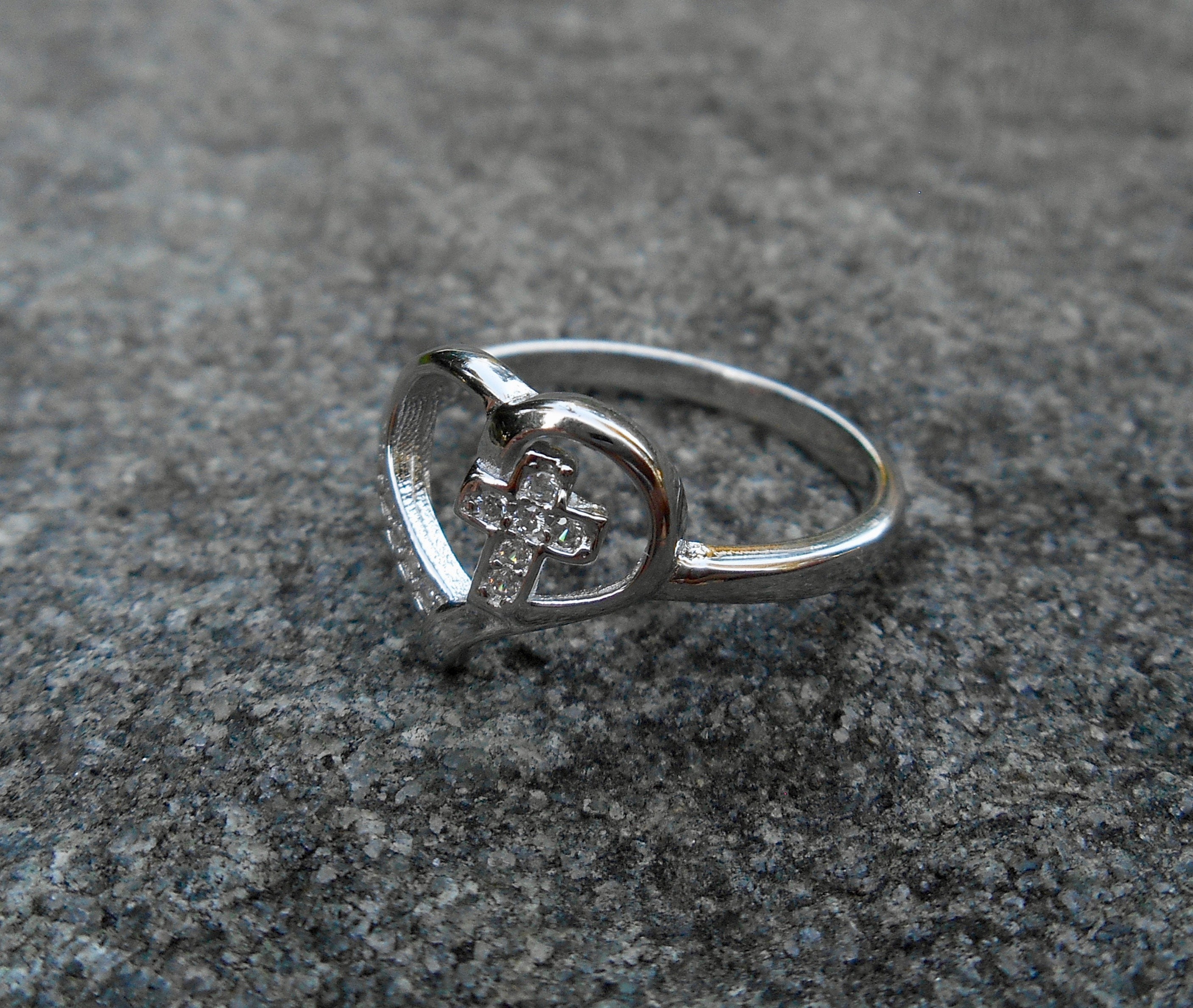 Cross cheap purity ring