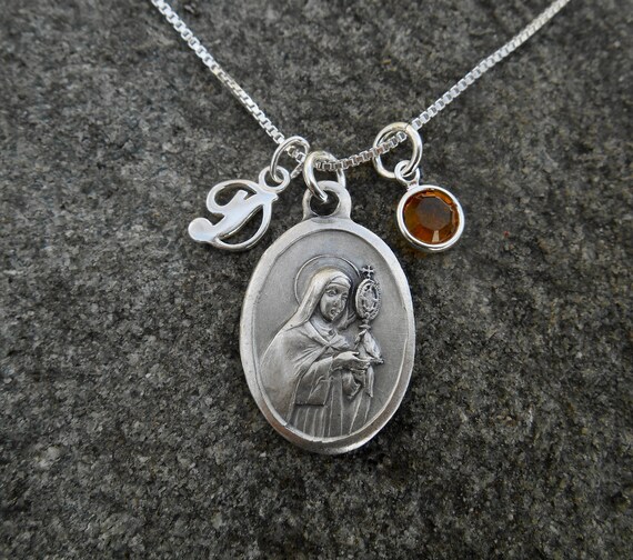 Collana A Croce EVER FAITH Con Opale Ottobre - Ciondolo Ovale In Argento 925, Rosa E Oro Bianco - Regalo Ideale Per La Festa Della Mamma