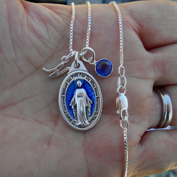 60 Colgantes De Medalla Milagrosa De La Virgen María De Je