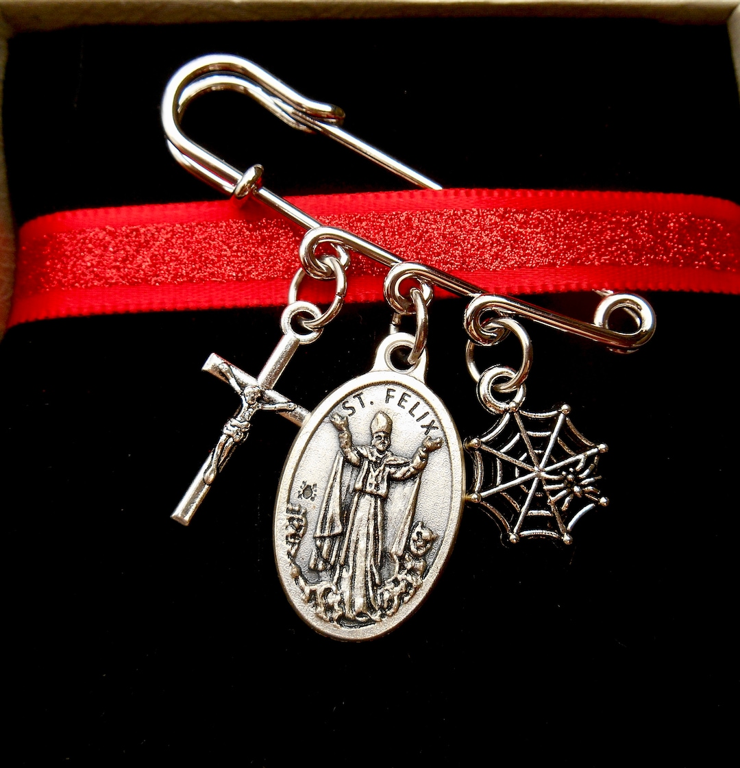 Saint Felix Pin, Confirmation Catholic Boys Pin, Saint Felix/ Saint