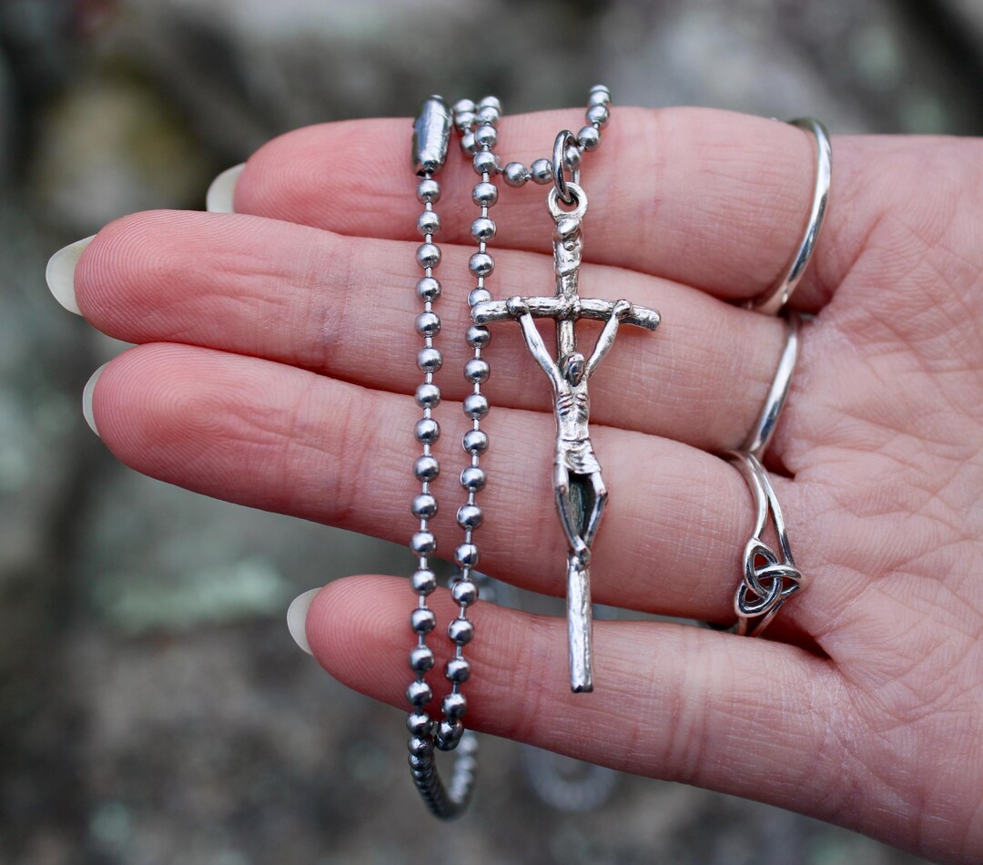 JP II Papal Crucifix Necklace, Pope Crucifx, Alloy Crucifix, Saint John ...