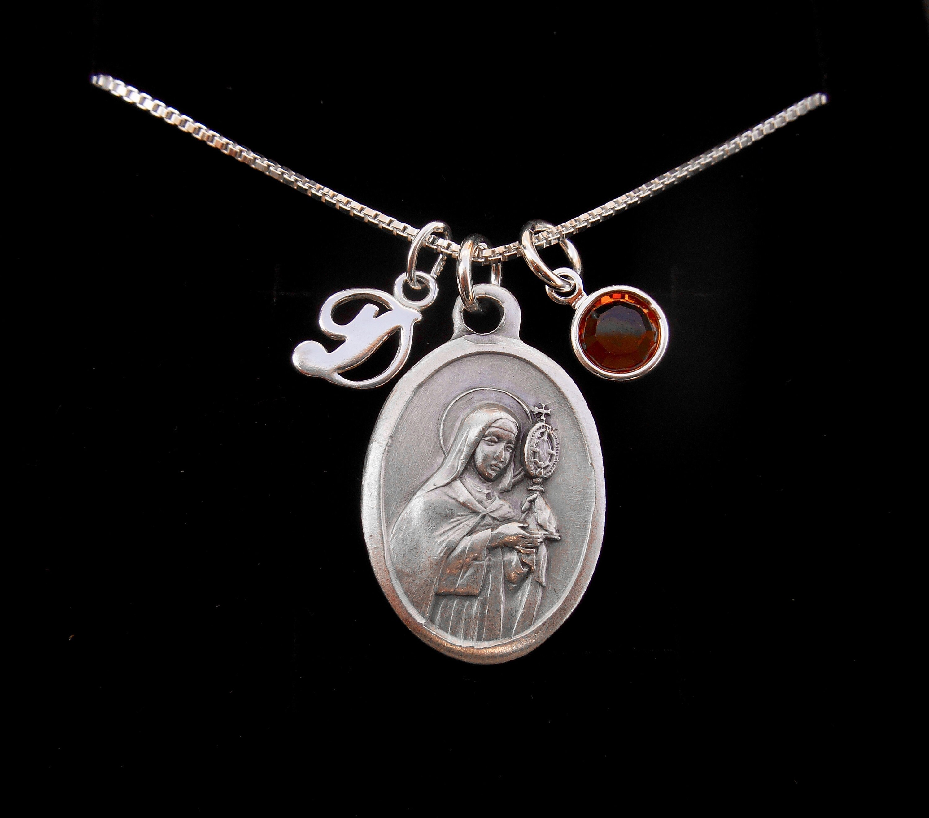 Saint Clare of Assisi Necklace 