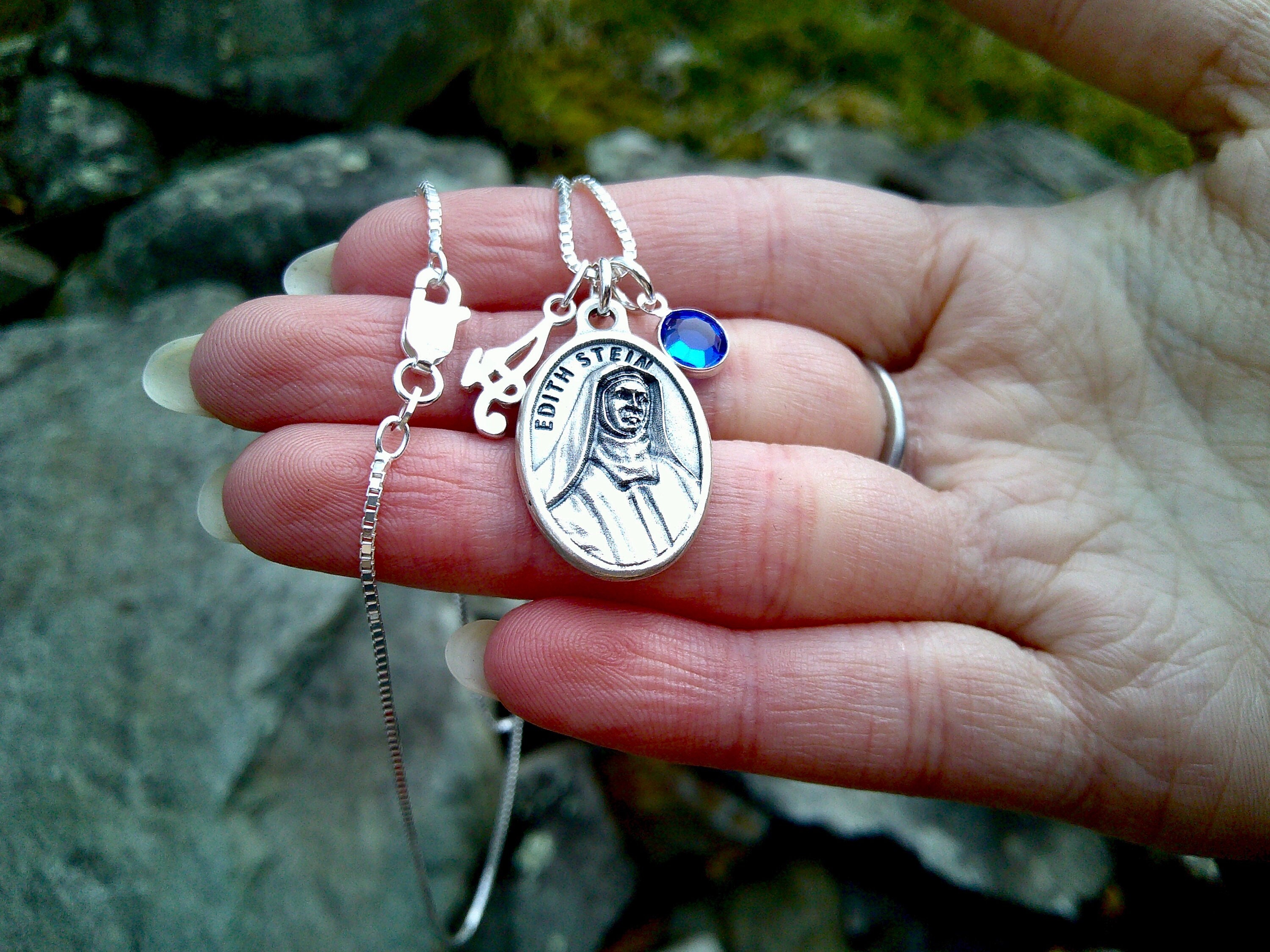 Sterling Silver Stein Charm - Etsy