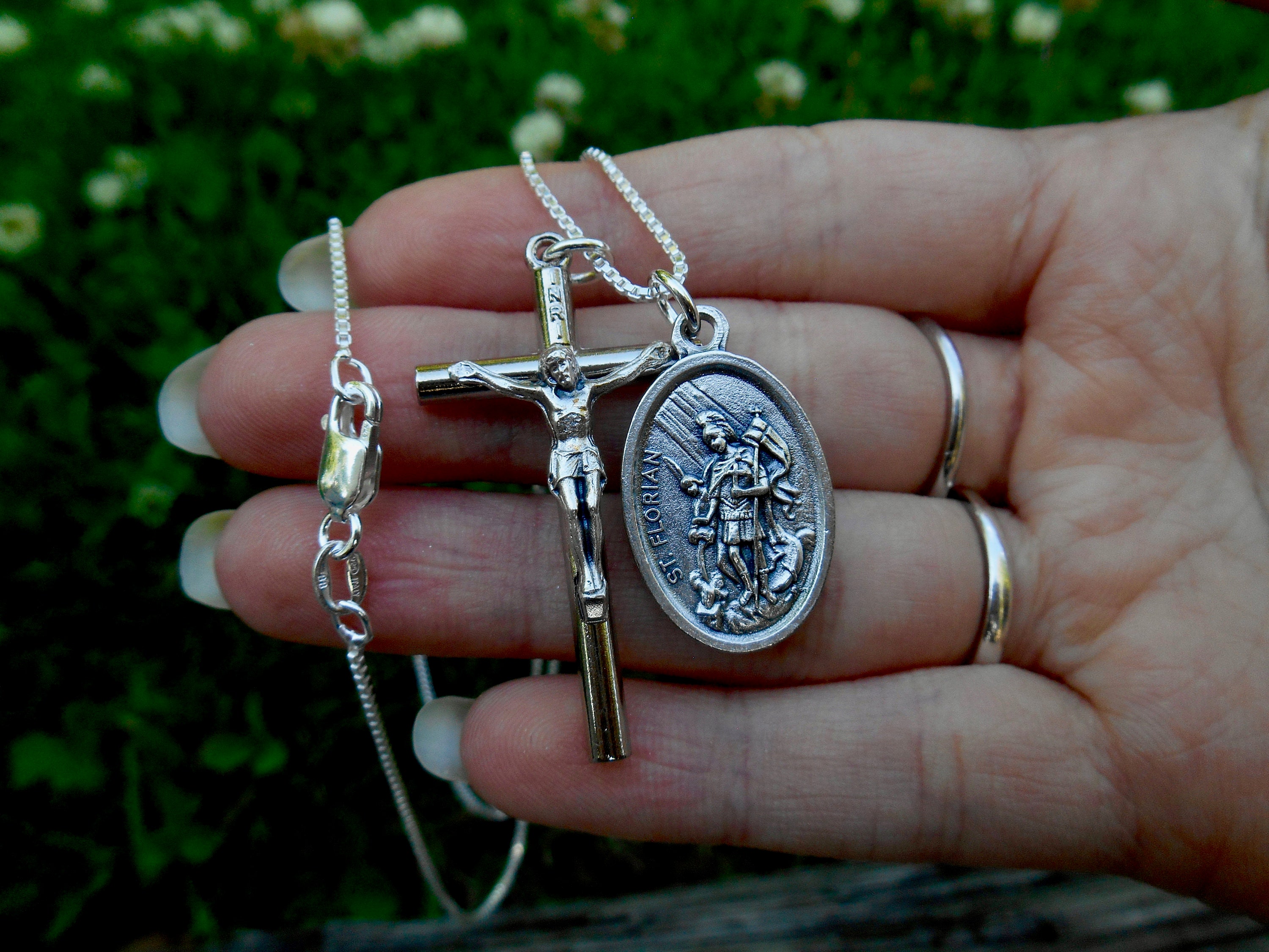 Saint Florian Cross Etsy UK