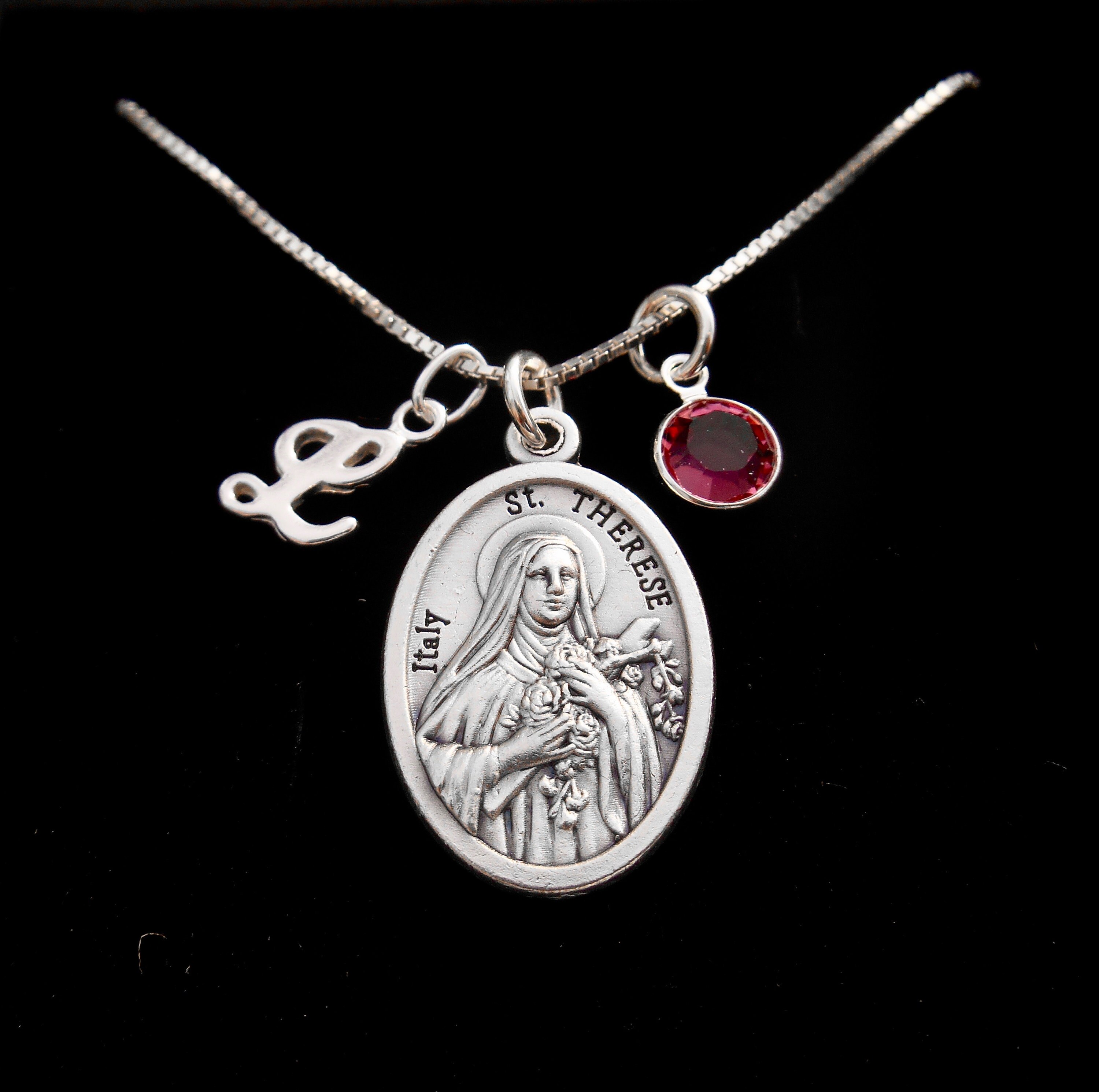 Saint Thérèse St Therese of Lisieux the Little Flower Necklace ...