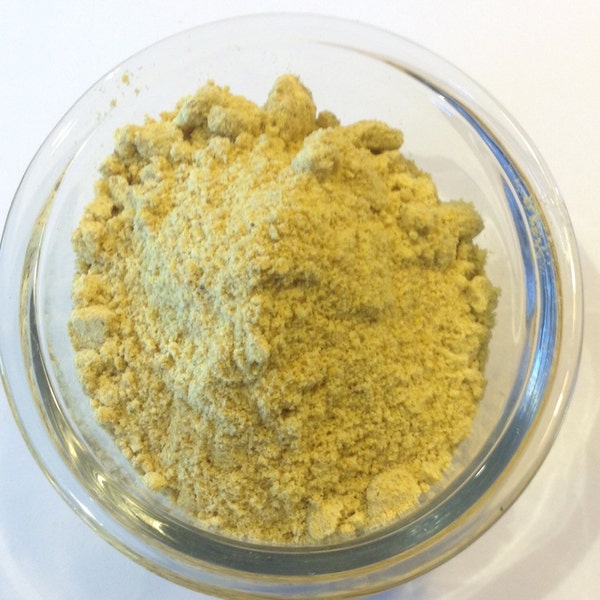 6-8 oz Organic Yellow Mustard Seed Ground Powder no sulfites no soy no fillers no additives