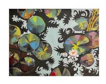 Within the Lilypads fine art print