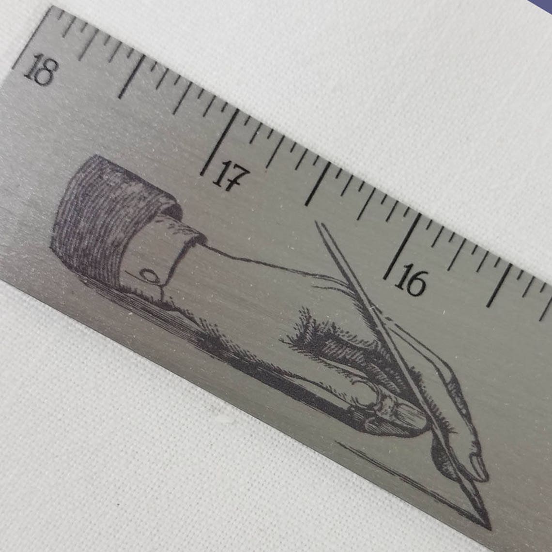 Lefties Rule Left Handed 12 or 18 Metal Ruler - Etsy