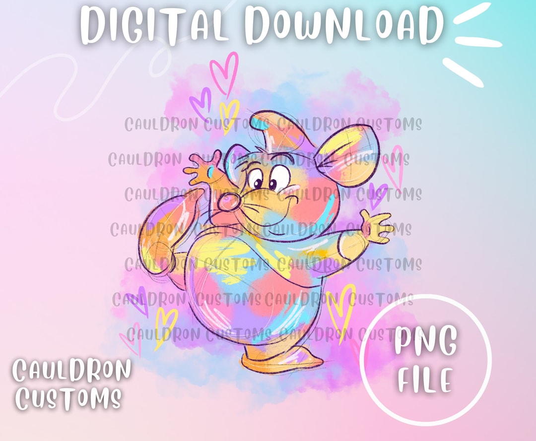 Pastel Mouse PNG Digital Download | Digital Art | PNG File | Art ...