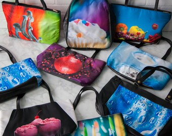 Handbag, satchel, travel kit, shoulder bag, lunch box, image, photograph, kitchen, funny, humor, color