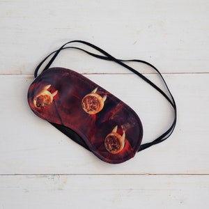 Sleep mask, night mask, plane eye mask, wolf, face eye mask, bath mask, travel mask, sleep mask, fire, devil, hell image 1