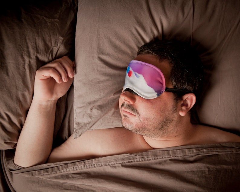 Sleep mask, night mask, plane eye mask, wolf, face eye mask, bath mask, travel mask, sleep mask, fire, devil, hell image 4