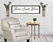 Home Sweet Home-Rustic Farmhouse Wood Wall Decor-TPUHSH4