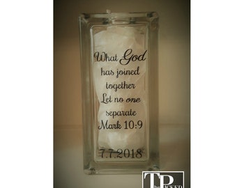 What God has joined together let no one separate-Blended Together-Blended Family-Unity Ceremony-Sand Set-Tree-TPUWUS277-B