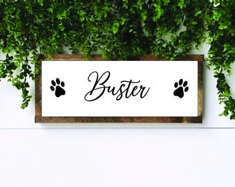 Custom Pet Sign | Custom Pet Decor | Custom Pet Name Sign | Dog Decor | Cat Decor | Dog Wood Sign | Cat Wood Sign | Dog Sign | Cat Sign