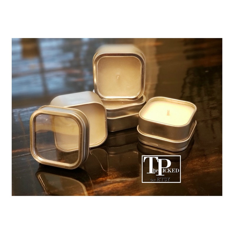 12 Tincandles Custom Candle Favorspersonalized Favors Etsy