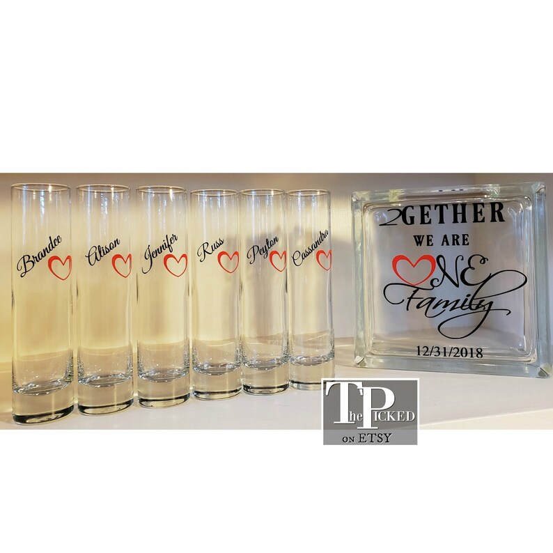 Blended Family Sand Ceremony Unity Set-Together We Are One Family-TPUWUS40