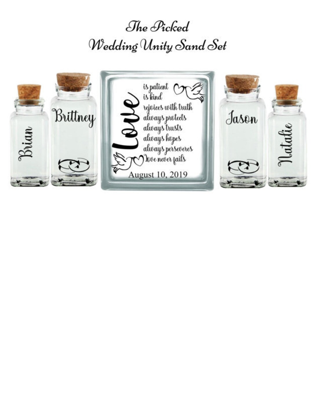 Blended family sand ceremony kit deals