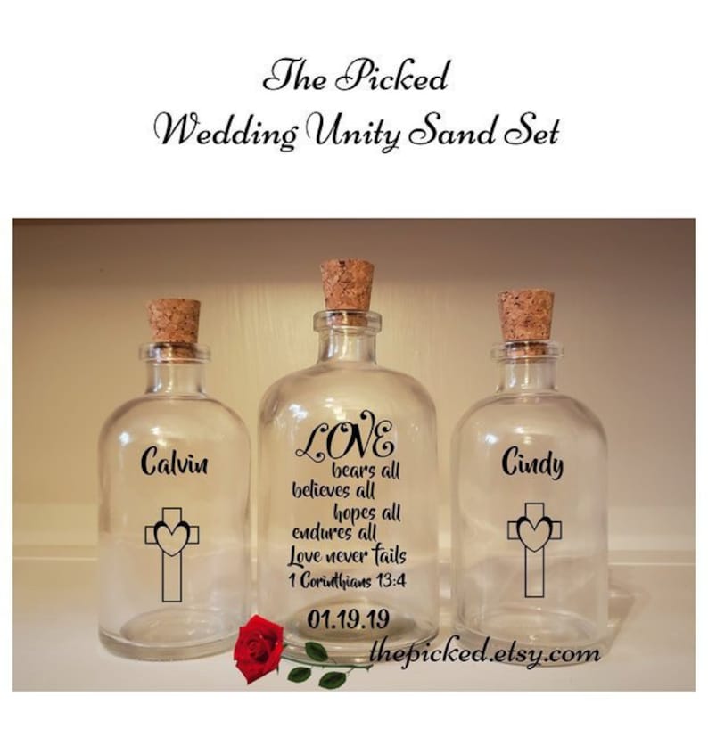 Love is Patient-Love is Kind-Sand Ceremony Unity Set-TPUWUS54