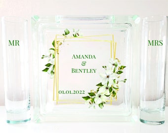 Yellow and green | Wedding Unity Sand Ceremony Set Blended Family TPUWUS560