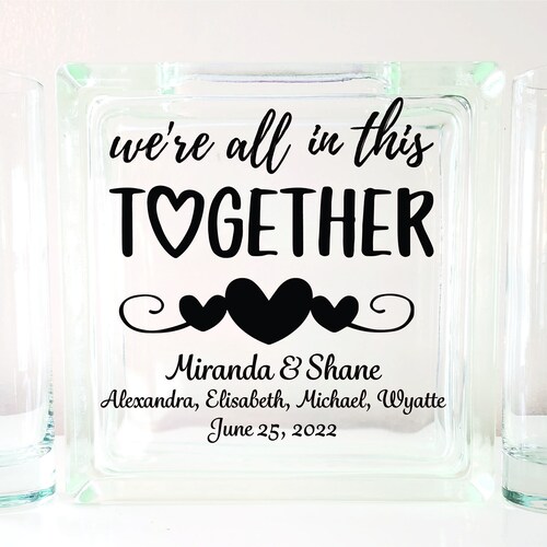 Unity Sand Ceremony Set Blended Family Sand Ceremony Wedding Etsy