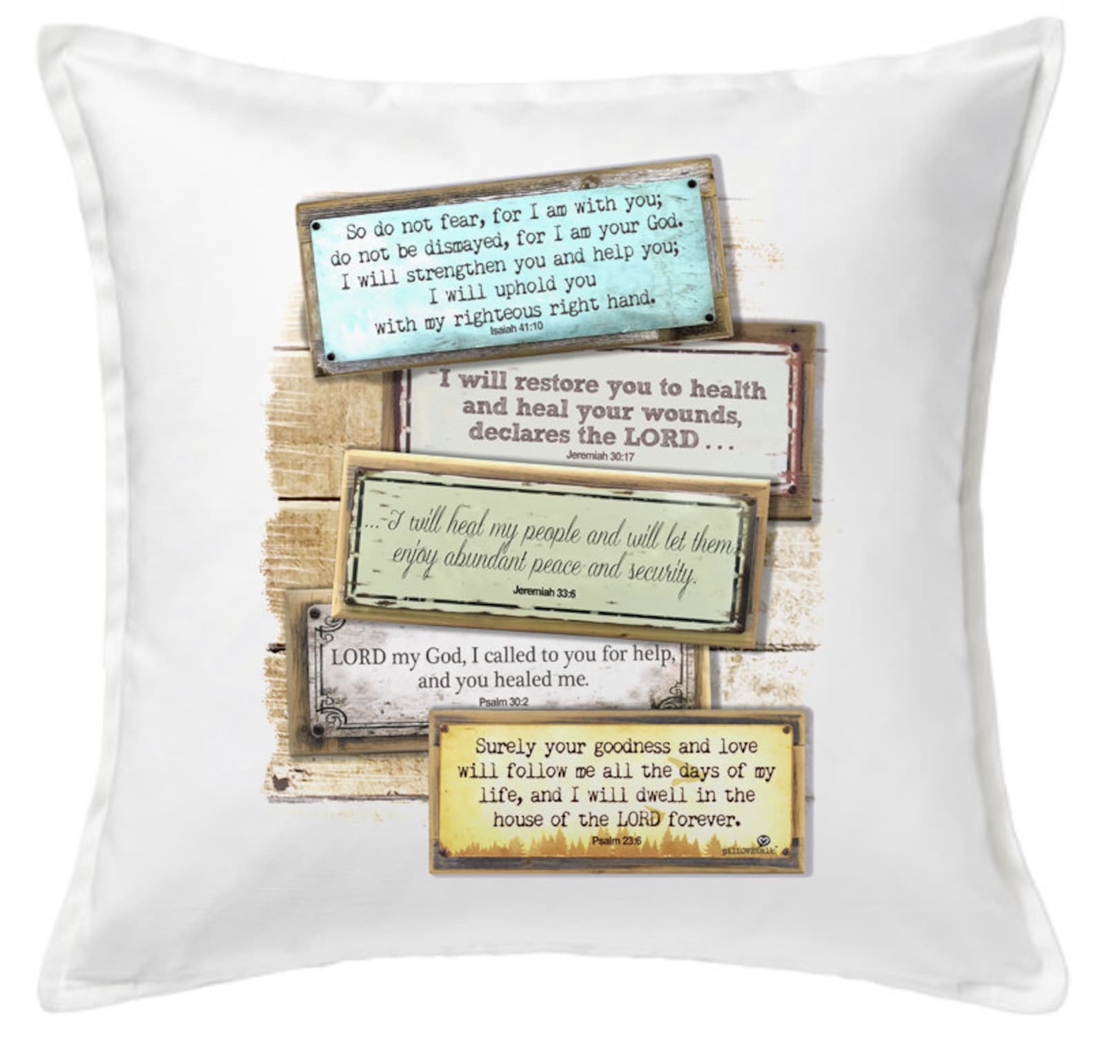 Healing Scripture Prayer Pillow Pillowcases With Sayings Etsy