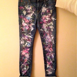 Splatter Paint Jeans image 3