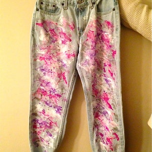 Splatter Paint Jeans image 2