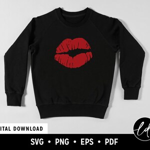Kissy Lips SVG, Kiss SVG, Lips SVG, Smooch svg, love svg, valentine, valentine&#39;s day svg, Cut File Cricut, Silhouette