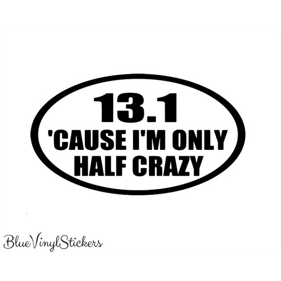 Running distance Vinyl Decal Sticker