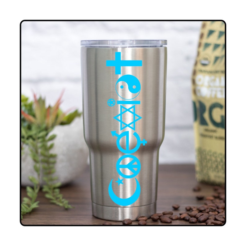 Car Sticker Peace Bumper Sticker Coexist Bumper Sticker Coexist Decal Coexist Sticker Religious Decal Unity Sticker,Acceptance Sticker