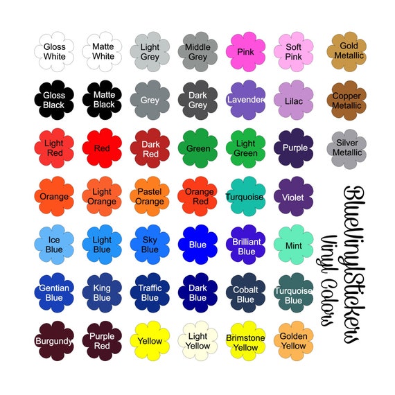 Cancer Survivor Color Chart