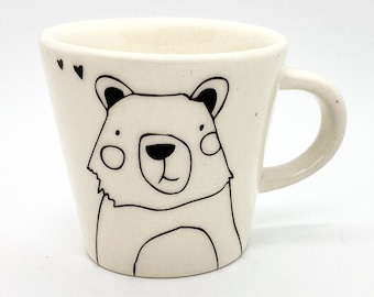 Ceramic Coffee Cup - Bear Love