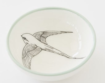 Ceramic Small Bowl - Swallow