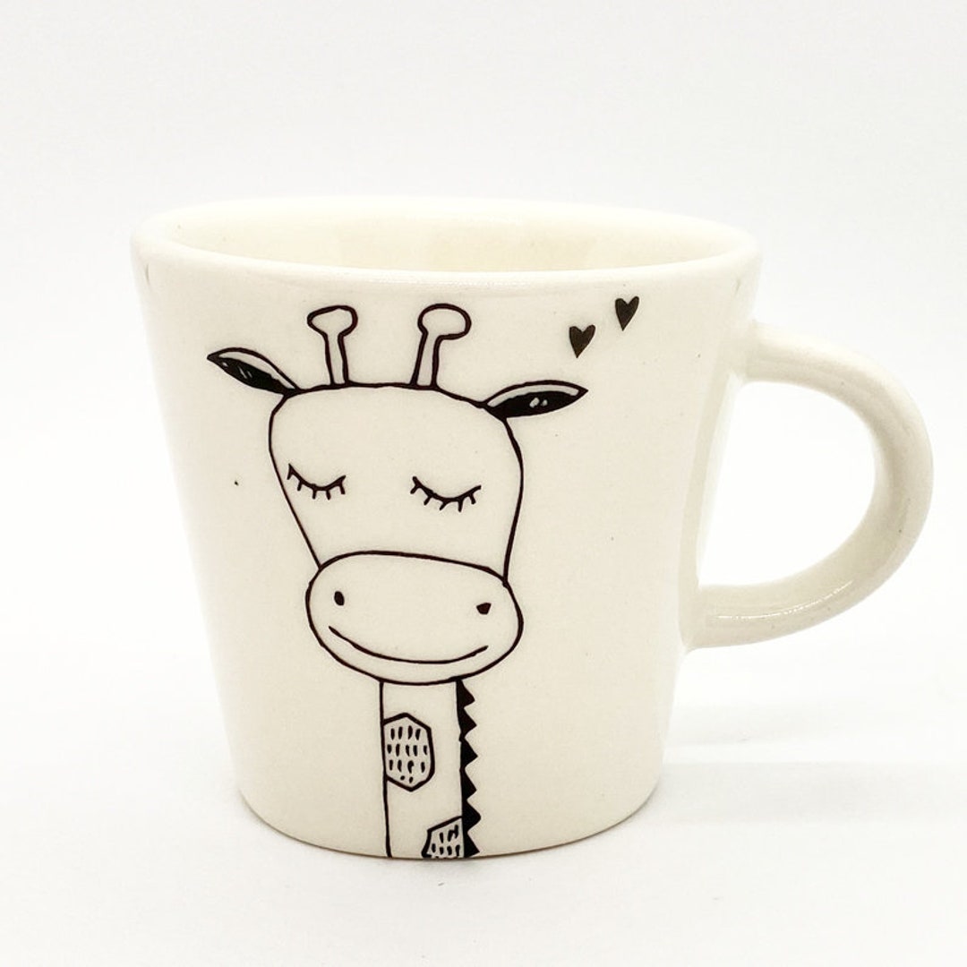 Mug Girafe En Céramique - Collection Safari Afrique, Idéal Cadeau Ou Décoration - NA0775